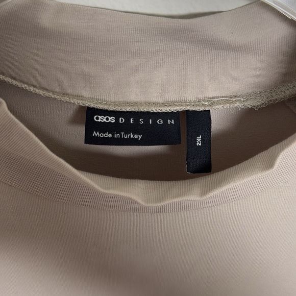 ASOS DESIGN Muscle Fit Mock neck Tee Sz 2XL - Picture 4 of 7